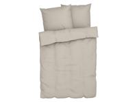LIVARNO home Mousseline dekbedovertrek 240 x 220 cm (Beige) - thumbnail