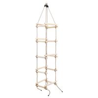 Touwladder 200 cm hout - thumbnail