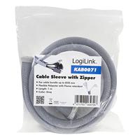 LogiLink KAB0071 kabel beschermer Kabelbeheer Grijs - thumbnail