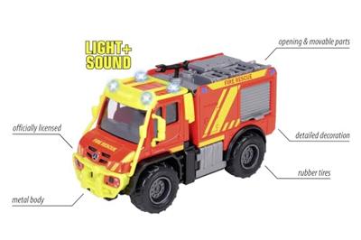 Majorette Hulpdienstvoertuig Mercedes Benz Unimog U530 Fire truck Kant-en-klaar model Personenauto (model)