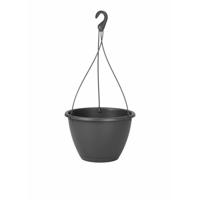 ARTEVASI Algarve hangende bloempot - 8 L - 31 x 31 x 20,5 cm - Antracietgrijs - thumbnail
