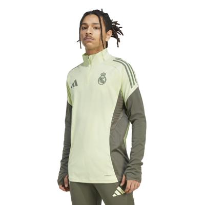 adidas Real Madrid Trainingstrui 1/4-Zip 2025-2026 Lichtgroen Grijs adidas Real Madrid Trainingstrui 1/4-Zip 2025-2026 Lichtgroen Grijs