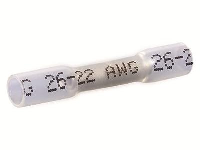 Quadrios 22C469 Stootverbinder Met krimpkous 0.3 mm² 0.5 mm² Volledig geïsoleerd Wit 1 set(s) Quadrios 22C469 Stootverbinder Met krimpkous 0.3 mm² 0.5 mm² Volledig geïsoleerd Wit 1 set(s)