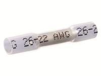 Quadrios 22C469 Stootverbinder Met krimpkous 0.3 mm² 0.5 mm² Volledig geïsoleerd Wit 1 set(s) - thumbnail