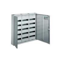 Hager FWB63S FWB63S Veldverdeler Opbouw (op muur), Inbouw (in muur), Deels verzonken Aantal groepen: 216 Aantal rijen: 18 Inhoud: 1 stuk(s) - thumbnail