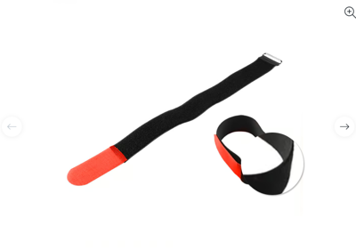 Adam Hall VR5080RED kabelbinder klittenband 800 x 50 mm rood