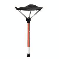 Outdoor opvouwbare kruk draagbare wachtrij stoel vissen Mazza telescopische opvouwbare kruk - thumbnail