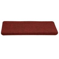 VidaXL Trapmatten zelfklevend 30 st 65x24,5x3,5 cm rood - thumbnail