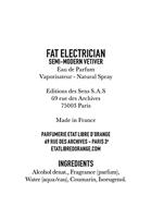 Etat libre d'orange Fat Electrician Semi-Modern Vetiver Eau de Parfum 50ml - thumbnail
