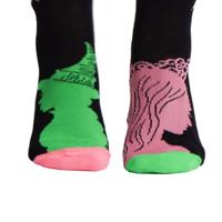 Wicked Socks Pink goes good with Green 36-43 - thumbnail
