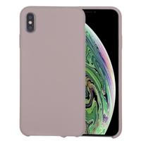 Four Corners Full Coverage Liquid Silicone Case for iPhone XR (Lavender Purple) - thumbnail