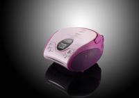 Draagbare FM-radio met CD Pink - thumbnail