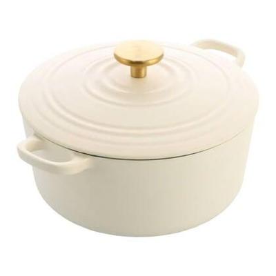 Bourgogne braadpan 24cm/4.2L Cream White