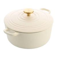 Bourgogne braadpan 24cm/4.2L Cream White - thumbnail