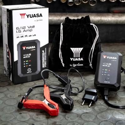 Yuasa YCX1.5 Loodaccu-lader 6 V, 12 V Laadstroom (max.) 1.5 A Yuasa YCX1.5 Loodaccu-lader 6 V, 12 V Laadstroom (max.) 1.5 A