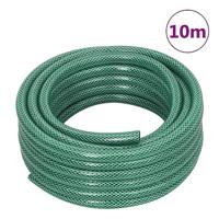 VidaXL Tuinslang met koppelingsset 0,5&apos;&apos; 10 m pvc groen - thumbnail