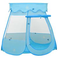 VidaXL Kinderspeeltent met 250 ballen 102x102x82 cm blauw - thumbnail
