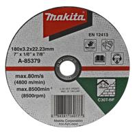 Makita A-85379 Doorslijpschijf 180x3,2x22,23mm steen - thumbnail
