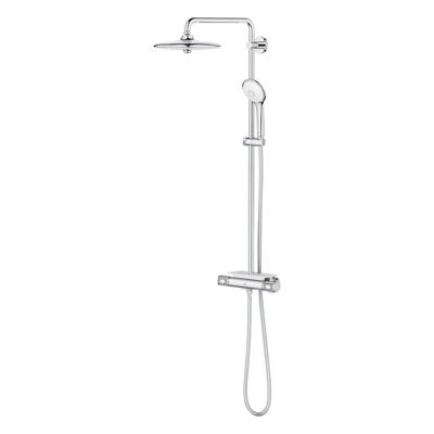 Grohe Euphoria 260 regendoucheset met 6 straalsoorten en thermostaatkraan Ø26cm chroom