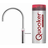Quooker Fusion round met PRO3 boiler 3-in-1 kokendwaterkraan Chroom - thumbnail
