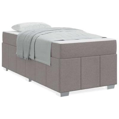 Bedframe Taupe 90 x 200 cm Stof
