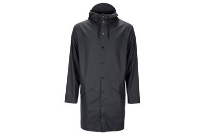 Rains Long Jacket Fietsjas - Zwart Rains Long Jacket Fietsjas - Zwart
