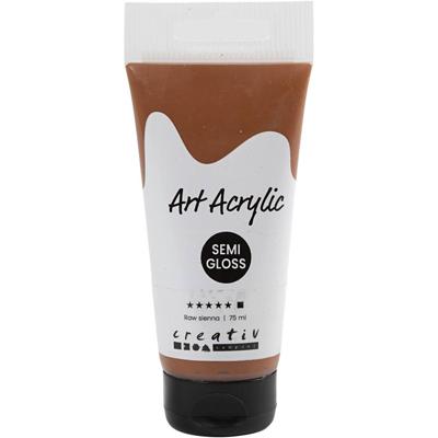 Creativ Company Pigment art acrylverf raw sienna bruin, 75ml Creativ Company Pigment art acrylverf raw sienna bruin, 75ml