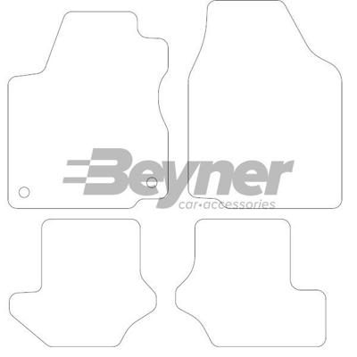 Automatten passend voor Ford Fiesta 1996-2002 4-delig BL1202144