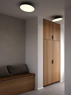Plafondlamp zwart Nordlux &apos;Kaito 2 pro&apos; LED verstelbaar 24W 1600Lm 2700K 40 cm