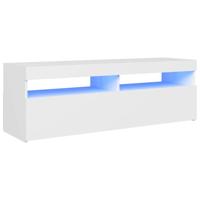 Tv-meubel met LED-verlichting 120x35x40 cm wit - thumbnail