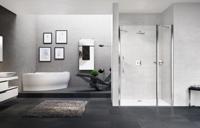 Novellini Young Draaideur voor Nis 117-121x200 cm helder glas Mat Chroom - thumbnail