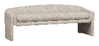 WOOOD Eetkamerbank 'Zone' Geweven, 160cm, kleur Beige - thumbnail