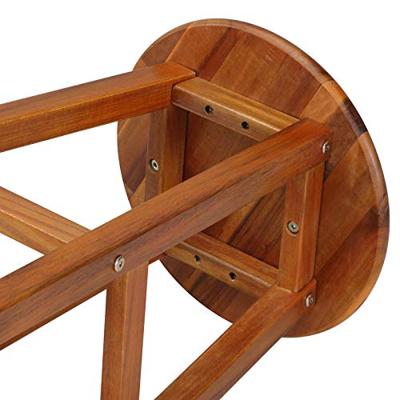 Set van 2 barkrukken gemaakt van massief acacia hardhout Set van 2 barkrukken gemaakt van massief acacia hardhout