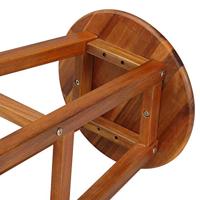 Set van 2 barkrukken gemaakt van massief acacia hardhout - thumbnail