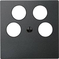 Merten 295314 Afdekking System M Antraciet 1 stuk(s) - thumbnail
