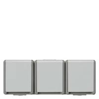 Siemens 5UB4731 Wandcontactdoos met randaarde Delta Grijs Schakelmateriaal 1 stuk(s) - thumbnail
