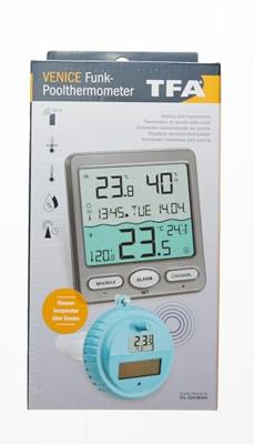 TFA Dostmann VENICE Funk-Pool-Thermometer Zwembadthermometer Antraciet - thumbnail