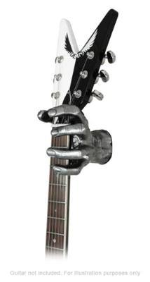 GuitarGrip Male Hand Silver Left gitaarhanger GuitarGrip Male Hand Silver Left gitaarhanger