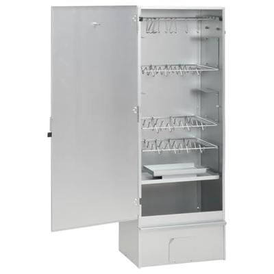 VidaXL Bbq-rookoven met houtsnippers 44,5x29x110 cm staal VidaXL Bbq-rookoven met houtsnippers 44,5x29x110 cm staal