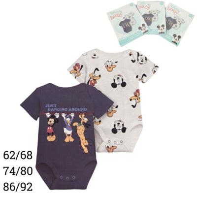 Disney baby romper mickey mouse 2 stuks 3 assorti | 24 stuks