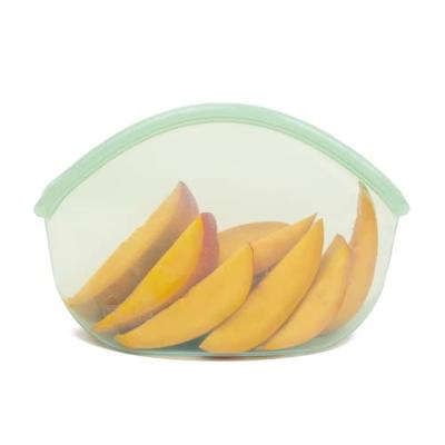 Food Huggers Herbruikbare bewaarzak - 900ml - juniper clear