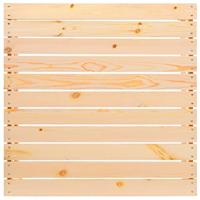 3-delige Loungeset met grijze kussens massief grenenhout - thumbnail