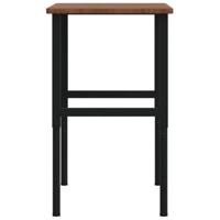 Werkbank rechthoek 100x60x(71,5-98) cm eikenhout donkerbruin - thumbnail