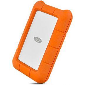 LaCie Rugged USB-C 1TB 1000GB Oranje, Zilver