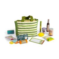 Bigjigs houten boodschappen speelset, 17dlg. - thumbnail