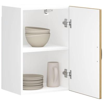 Keukenwandkast Lucca bewerkt hout artisanaal eikenkleur