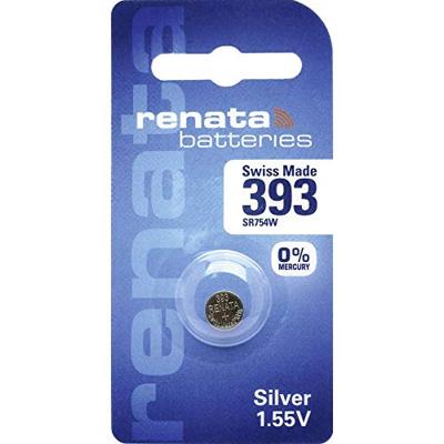 Renata Knoopcel 393 1.55 V 1 stuk(s) 80 mAh Zilveroxide SR48 Compatible courant fort