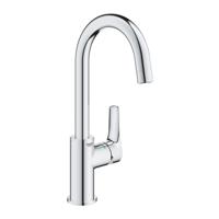 GROHE Eurosmart waterbesparende wastafelkraan l-size met pop-up waste chroom 23970003 - thumbnail