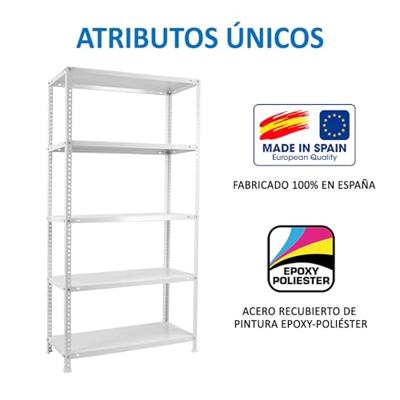 Planken Simon Rack Comfort 5/400 Metaal 5 Planken 500 kg (180 x 90 x 40 cm) Planken Simon Rack Comfort 5/400 Metaal 5 Planken 500 kg (180 x 90 x 40 cm)