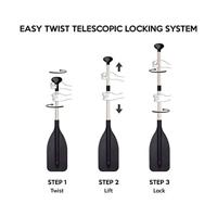 OCEPA111 - TELESCOPISCHE ROEISPOEDEL 75/120 CM - thumbnail